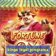 bingo legal programa